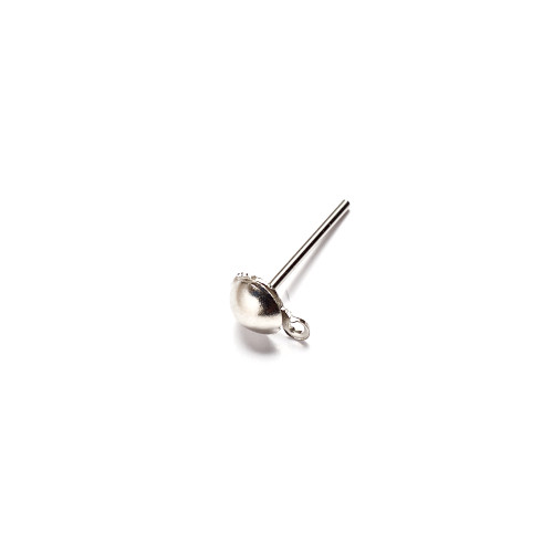 Base for stud earrings 13 mm cupronickel pack of 10 pcs.