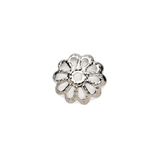 Holder hemisphere 1×5 mm 7-petal cupronickel 1 pc.