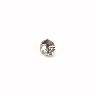 Glass rhinestones, 3.2 mm, conical, transparent, pack of 20 pcs.