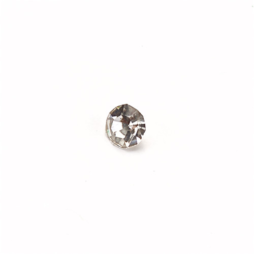 Glass rhinestones, 3.2 mm, conical, transparent, pack of 20 pcs.