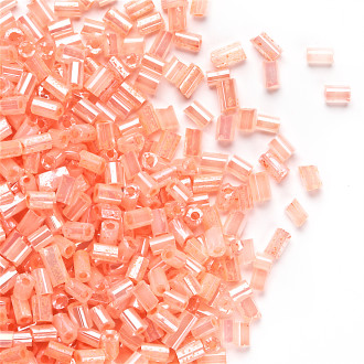 Chopped beads H (2.1 mm) bright peach pack of 20 g
