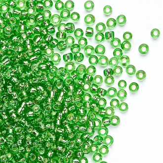 Beads calibrated 12 (1.8 mm) light green pack of 10 g