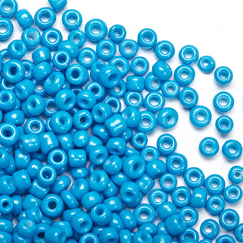 Small round beads 12 (1.8 mm) bright blue pack of 20 g