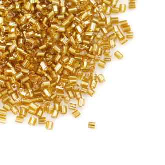 Chopped beads H (2.1 mm) brown-golden pack of 20 g