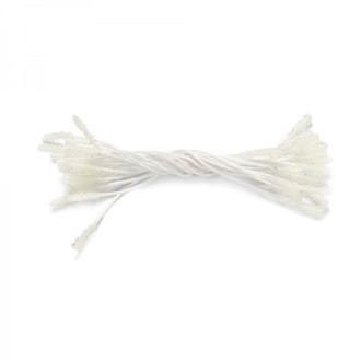 Stamens 65 mm transparent pack of 20 pcs.