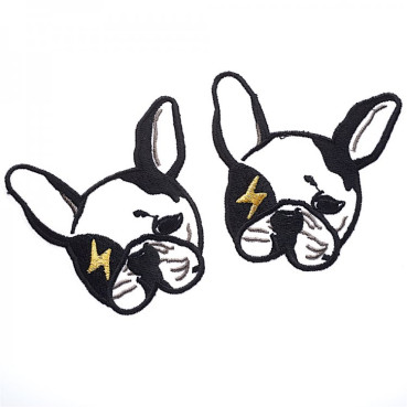 Fabric patch Bulldog 1 pc.
