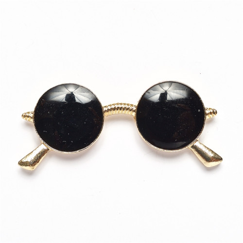 Metal pin badge Glasses 1 pc.