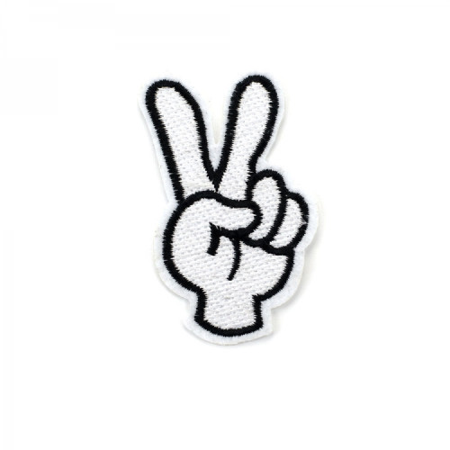 Fabric patch Victoria white 1 pc.