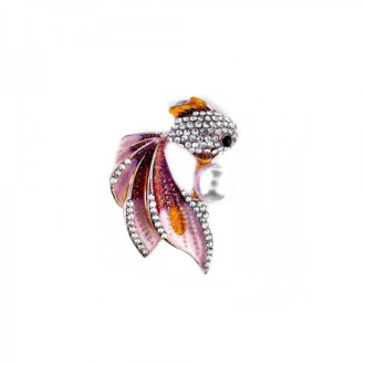 Brooch Fish gold 1 pc.