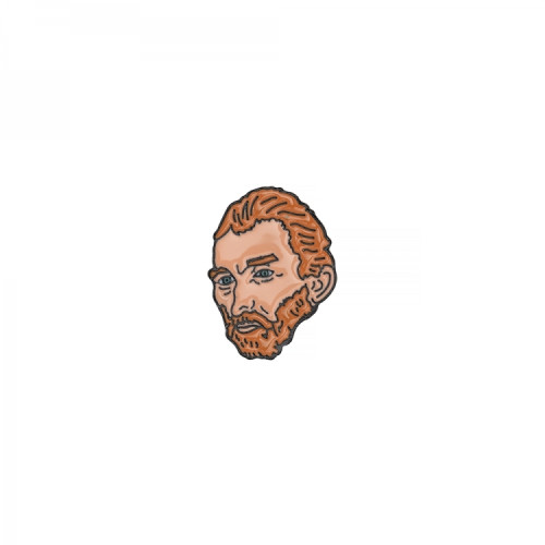 Metal pin badge Van Gogh 1 pc.