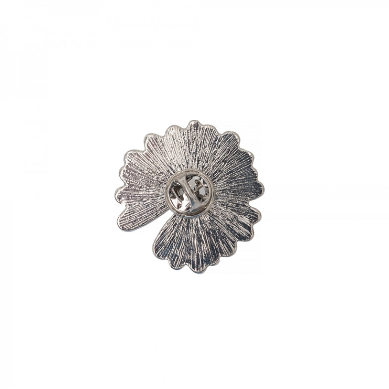 Metal pin badge Chamomile 1 pc.