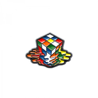 Metal pin badge Rubik's Cube 1 pc.