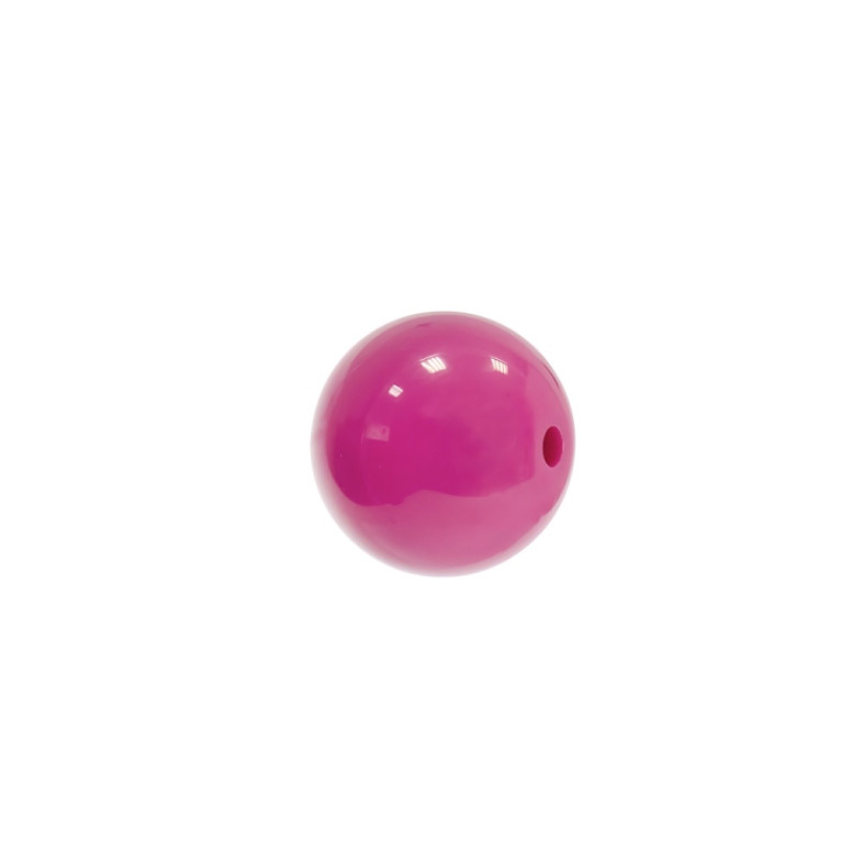 Koralik plastikowy 16 mm różowy 1 szt