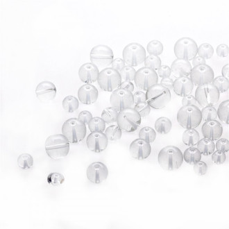 Koralik szklany 10 mm przezroczysty 1 szt