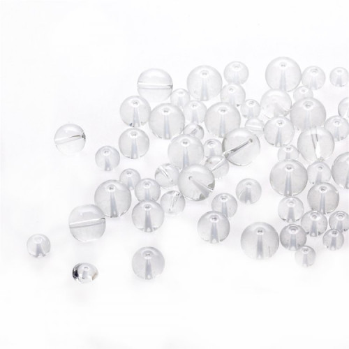 Koralik szklany 10 mm przezroczysty 1 szt
