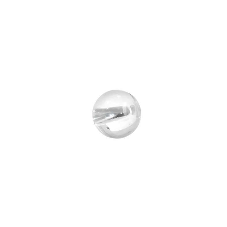 Glass bead 10 mm transparent 1 pc.