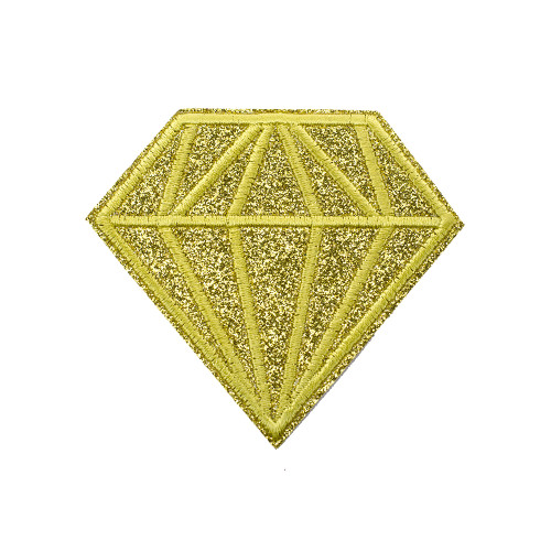 Fabric patch Crystal gold 1 pc.