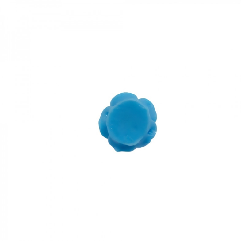 Koralik plastikowy Róża 20 mm jasnoniebieski 1 szt
