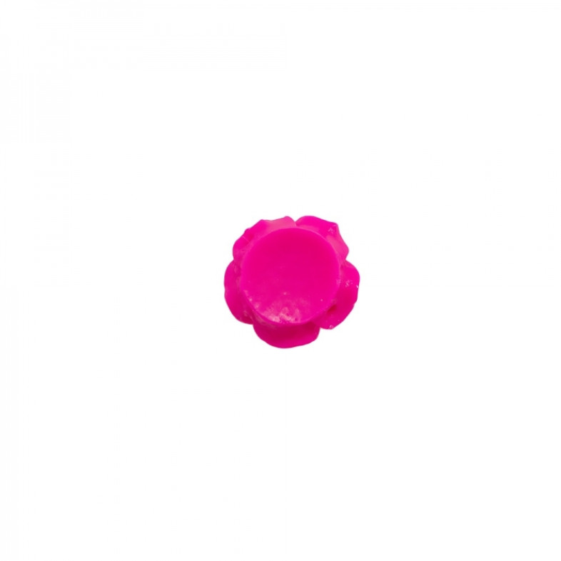 Plastic bead Rose 20 mm pink 1 pc