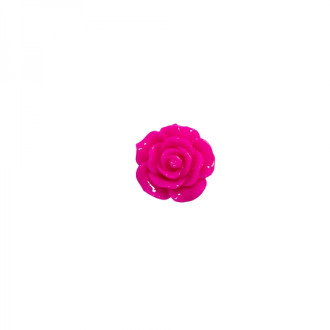 Plastic bead Rose 20 mm pink 1 pc