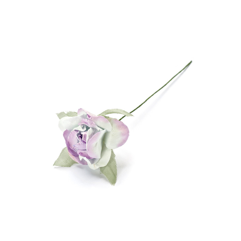 Artificial flower Rose purple 1 pc
