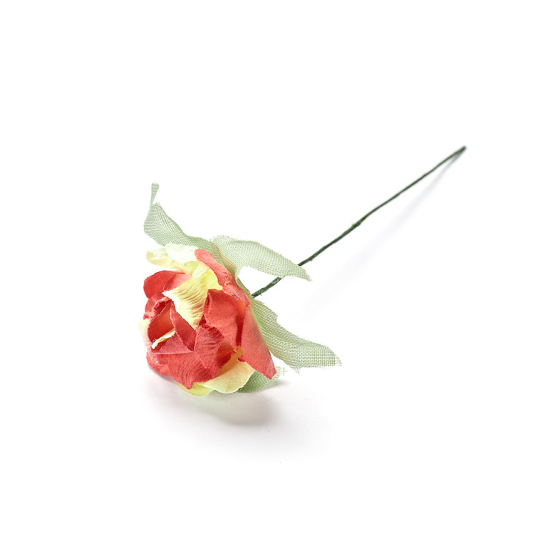 Artificial flower Rose red 1 pc