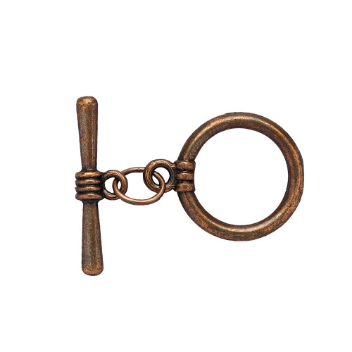 Toggle clasp 16 mm copper 1 pc.