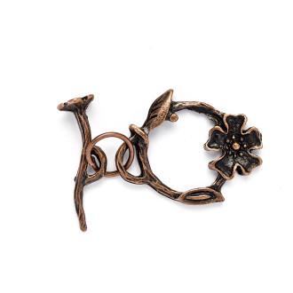 Toggle clasp 15 mm copper 1 pc.