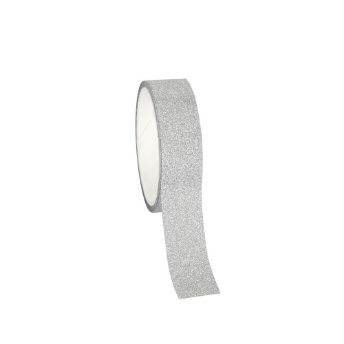 Shiny adhesive tape (3 m) 15 mm white 1 pc.