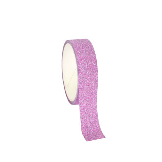 Shiny adhesive tape (3 m) 15 mm pink 1 pc.