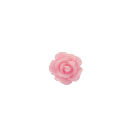 Decorative element with adhesive base Rose 10 mm pink 1 pc.