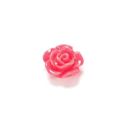 Decorative adhesive element Rose 13×6 mm raspberry 1 pc.