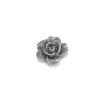Decorative adhesive element Rose 13×6 mm gray 1 pc.