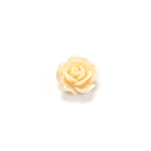 Decorative adhesive element Rose 10 mm beige 1 pc.