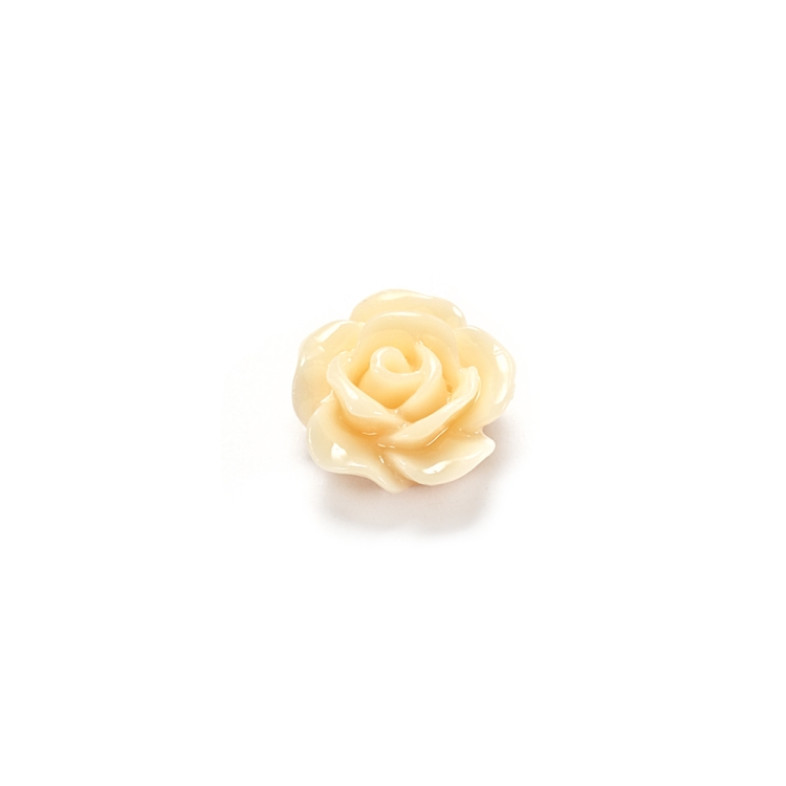 Decorative adhesive element Rose 10 mm beige 1 pc.
