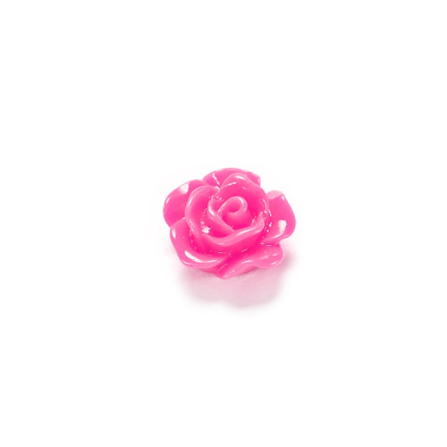 Decorative adhesive element Rose 10 mm raspberry 1 pc.