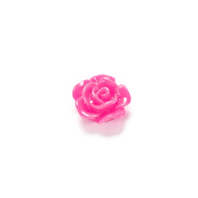 Decorative adhesive element Rose 10 mm raspberry 1 pc.