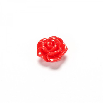 Decorative adhesive element Rose 10 mm red 1 pc.