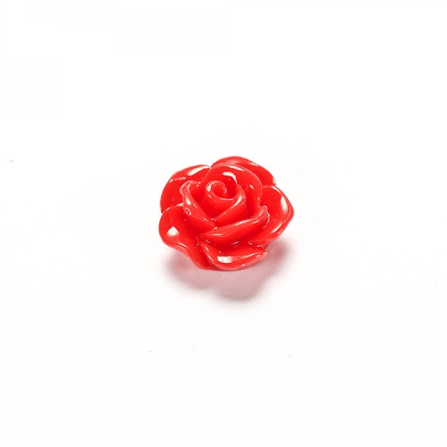 Decorative adhesive element Rose 10 mm red 1 pc.