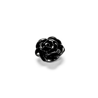 Decorative adhesive element Rose 10 mm black 1 pc.
