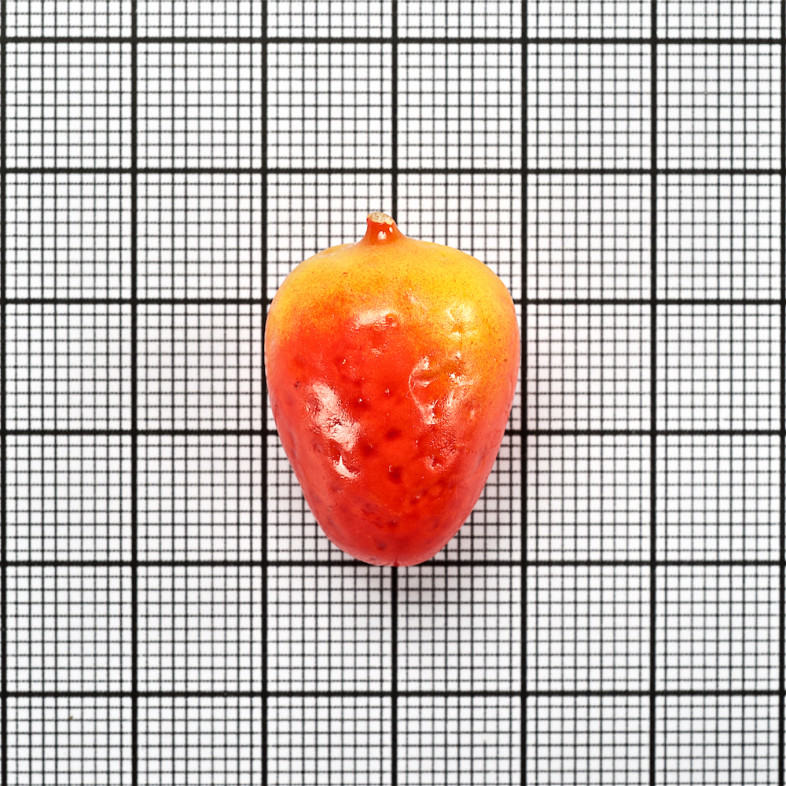 Decorative element Strawberry red 1 pc.