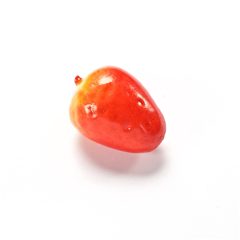 Decorative element Strawberry red 1 pc.