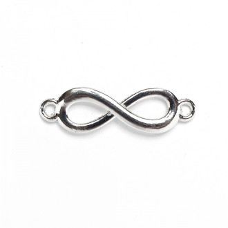 Metal connector Infinity 29×8 mm cupronickel 1 pc.