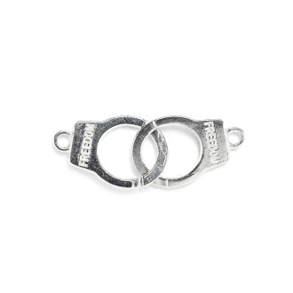 Metal connector Handcuffs 40×15 mm cupronickel 1 pc.