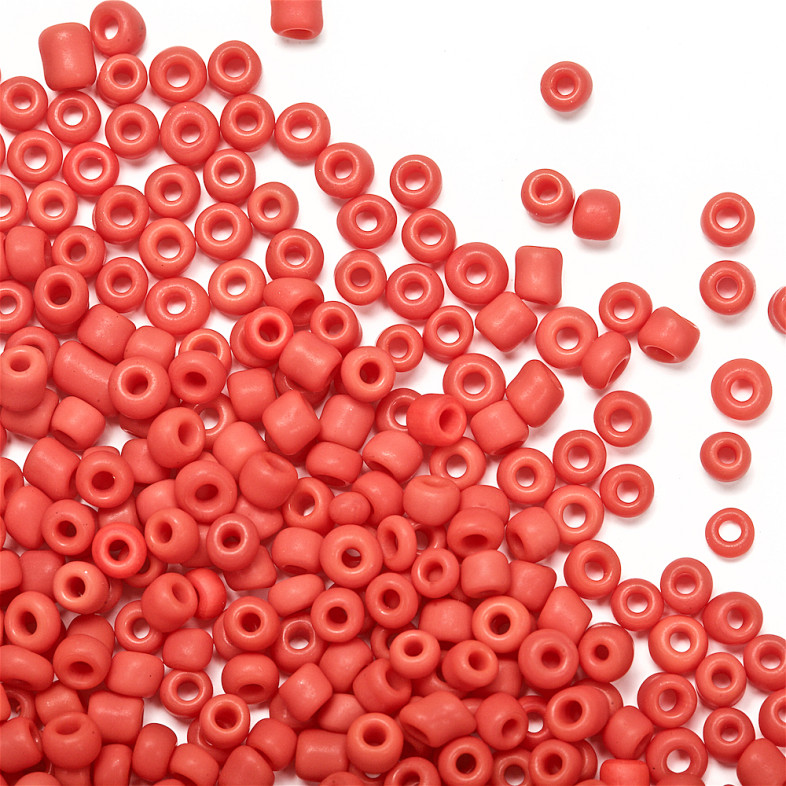 Small round beads 12 (1.8 mm) coral pack of 20 g