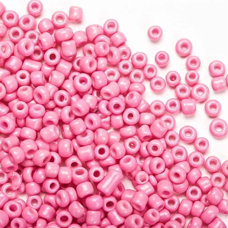Small round beads 12 (1.8 mm) dark pink pack of 20 g