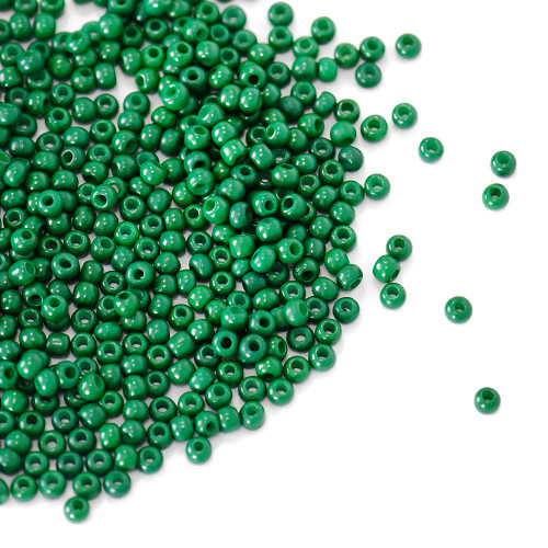 Beads calibrated 12 (1.8 mm) green pack of 10 g