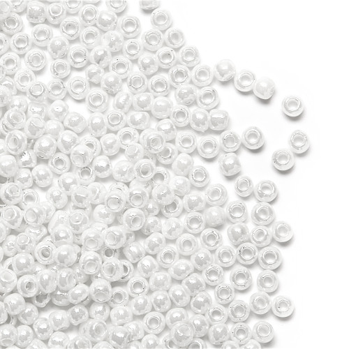 Beads calibrated 12 (1.8 mm) white pack of 10 g