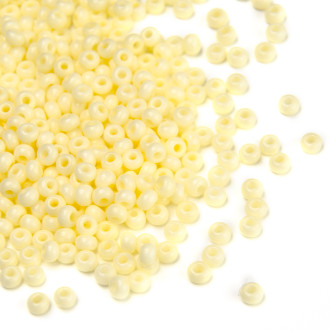 03281 koraliki czeskie Preciosa żółty op.5 gr