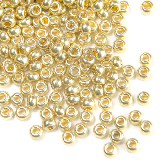 18181 Czech beads Preciosa gold pack of 5 g